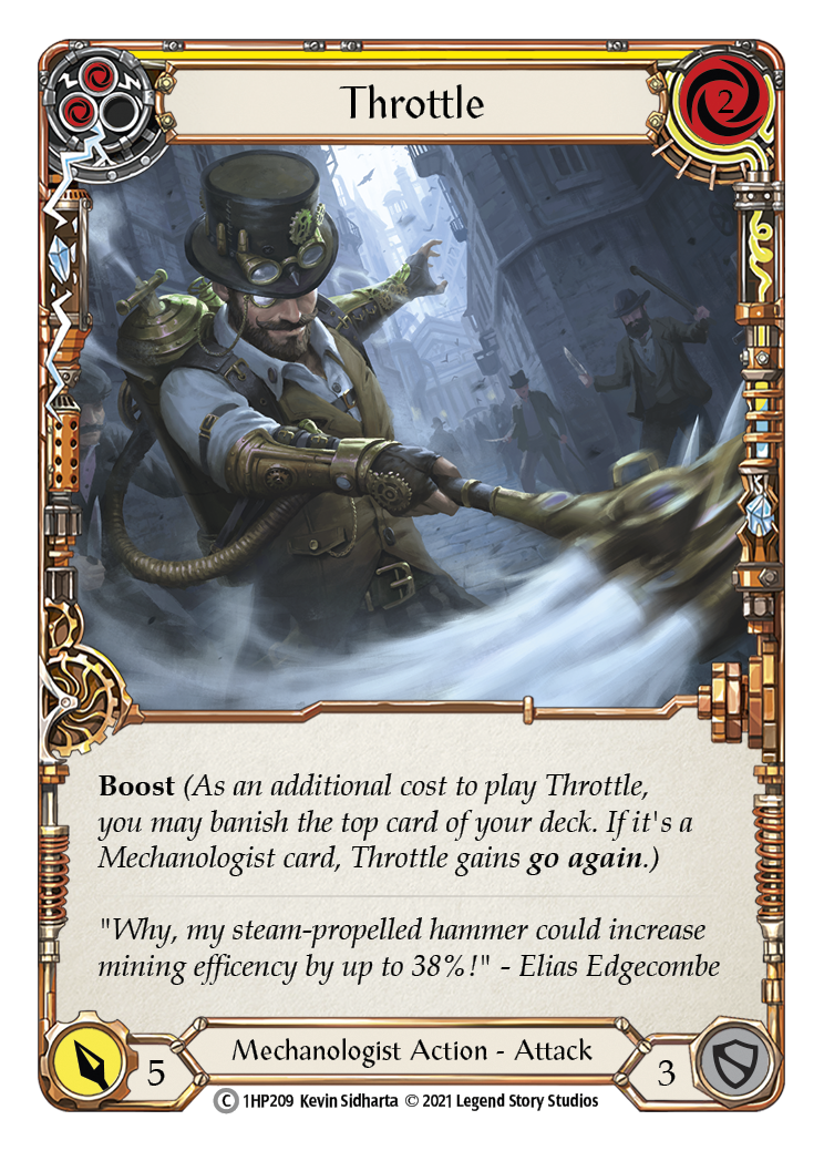 Throttle (Yellow) [1HP209] (History Pack 1) | The CG Realm