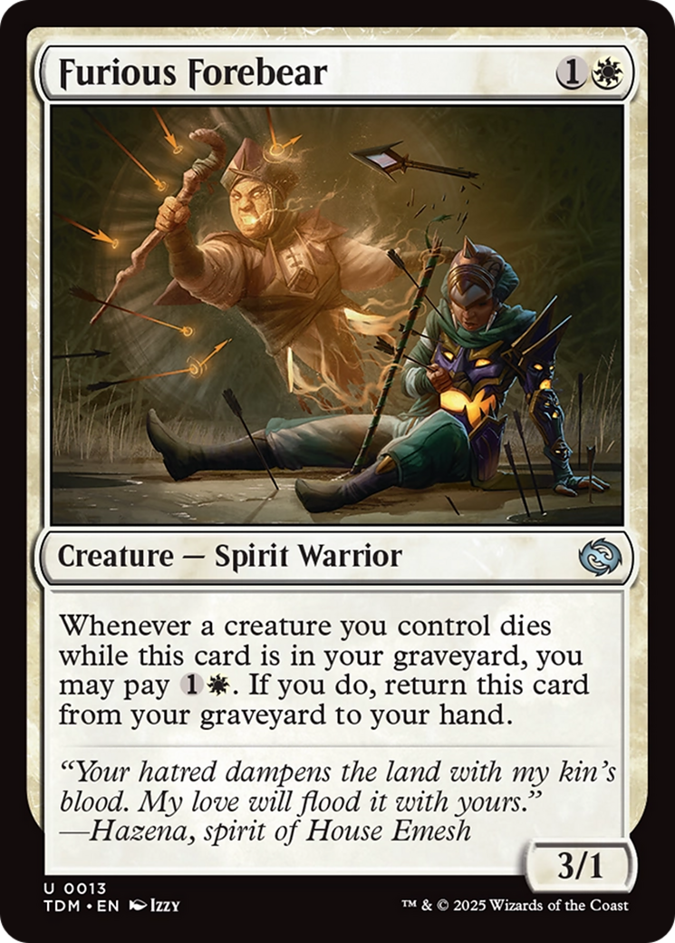 Furious Forebear [Tarkir: Dragonstorm] | The CG Realm