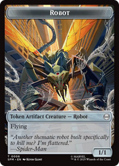 Food // Robot Double-Sided Token [Marvel's Spider-Man Tokens] | The CG Realm