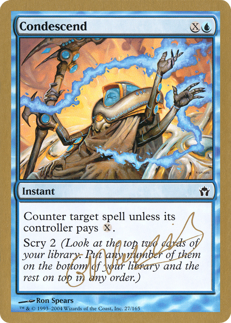 Condescend - 2004 Gabriel Nassif (5DN) (WCD-) - World Championship Decks 2004