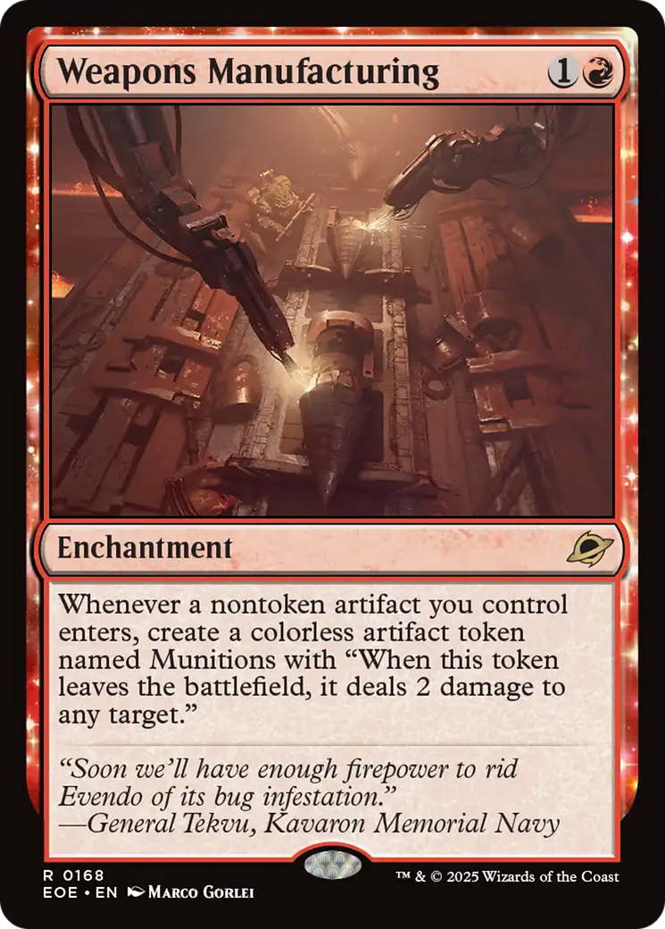 Weapons Manufacturing [Edge of Eternities] | The CG Realm