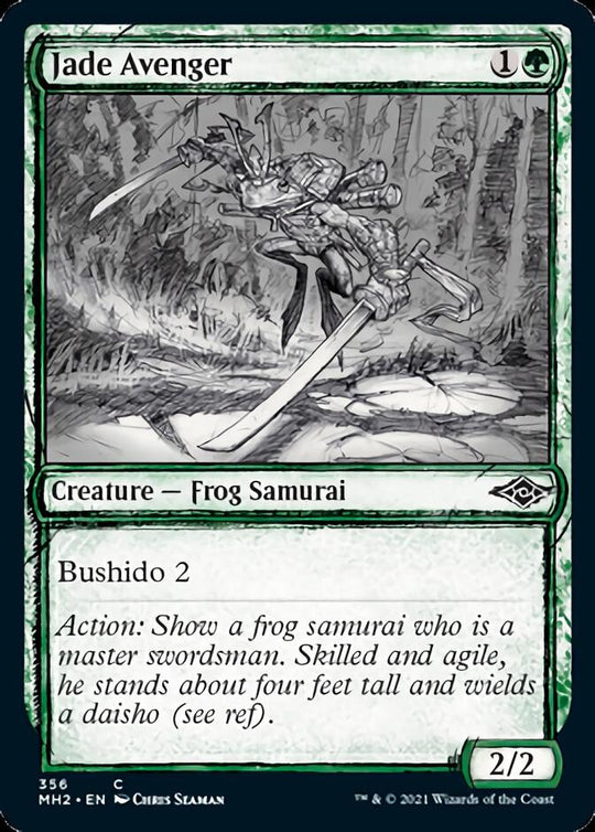 Jade Avenger (Showcase) (MH2-356) - Modern Horizons 2: (Showcase)