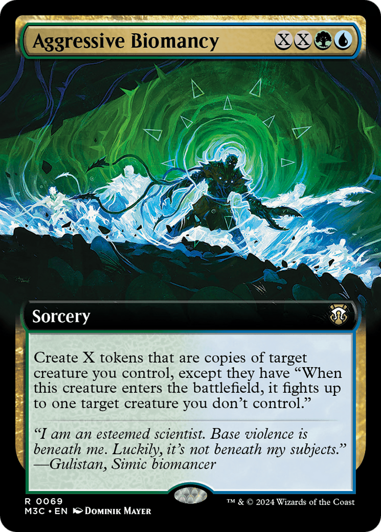 Aggressive Biomancy (Extended Art) [Modern Horizons 3 Commander] | The CG Realm