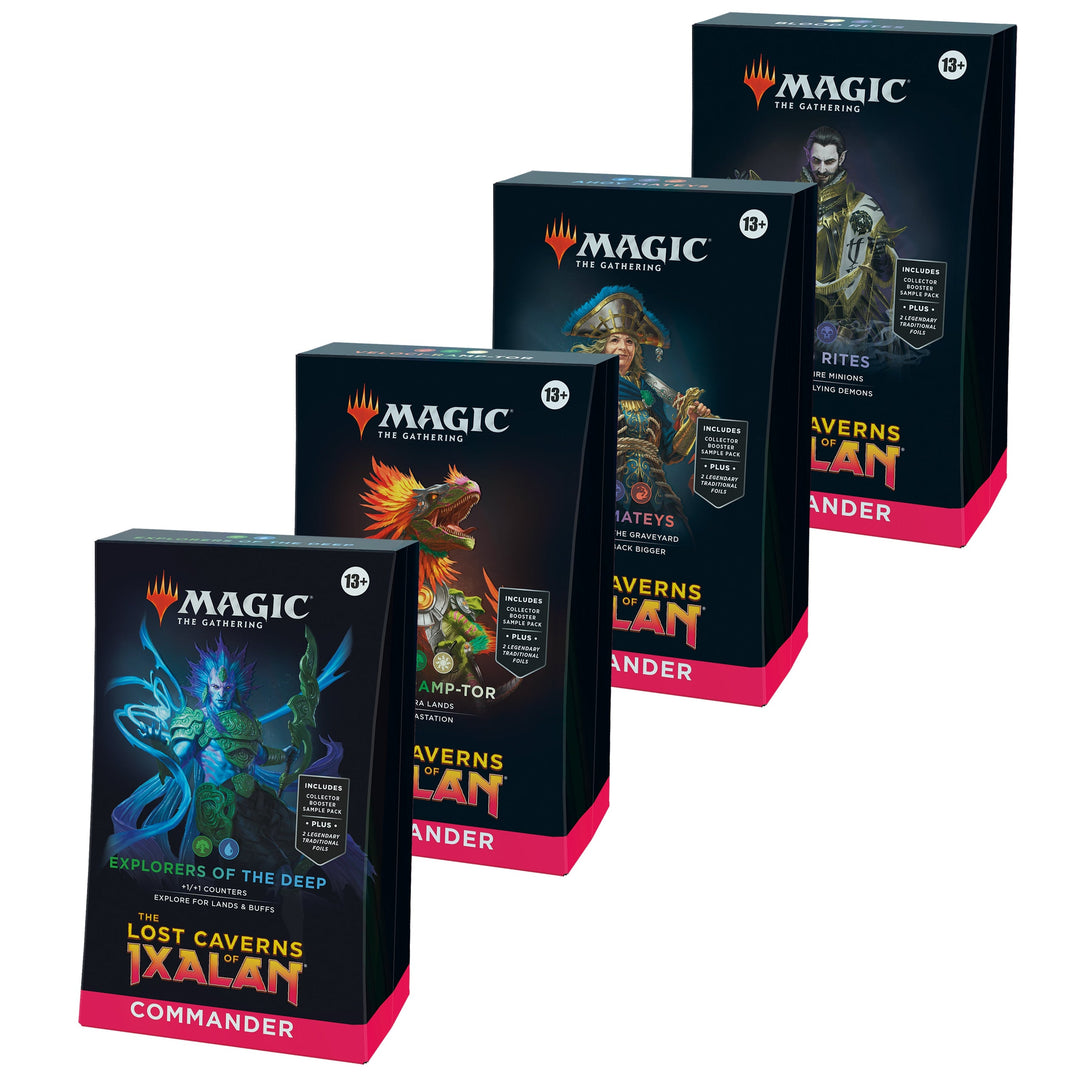 MTG LOST CAVERNS OF IXALAN COMMANDER Set of 4(Release Date:  2023-11-17)