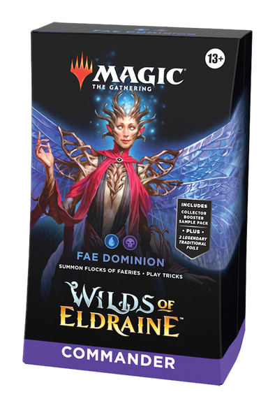 MTG WILDS OF ELDRAINE COMMANDER Fae Dominion  (Release Date:  2023-09-08) | The CG Realm