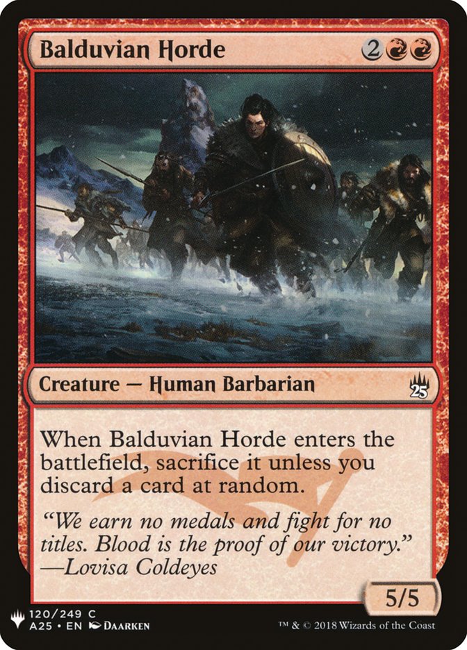 Balduvian Horde [Mystery Booster] | The CG Realm