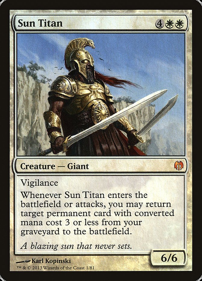 Sun Titan [Duel Decks: Heroes vs. Monsters] | The CG Realm