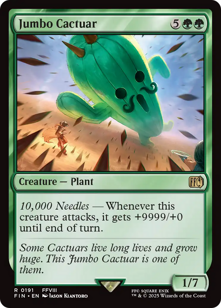 Jumbo Cactuar [FINAL FANTASY] | The CG Realm