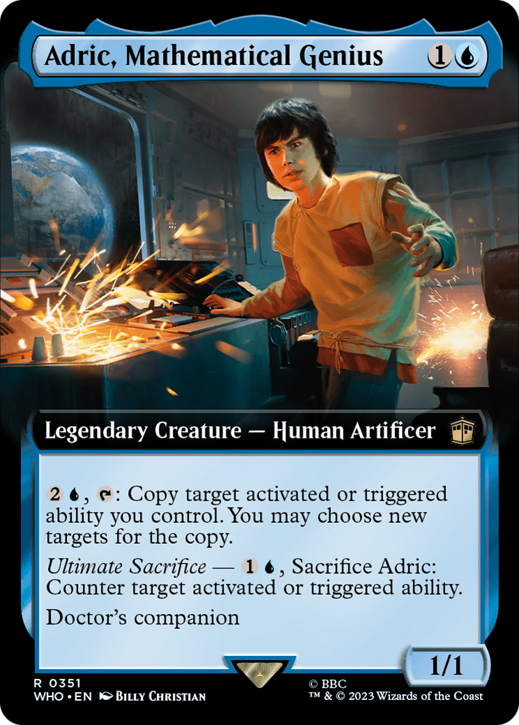 Adric, Mathematical Genius (Extended Art) [Doctor Who] | The CG Realm