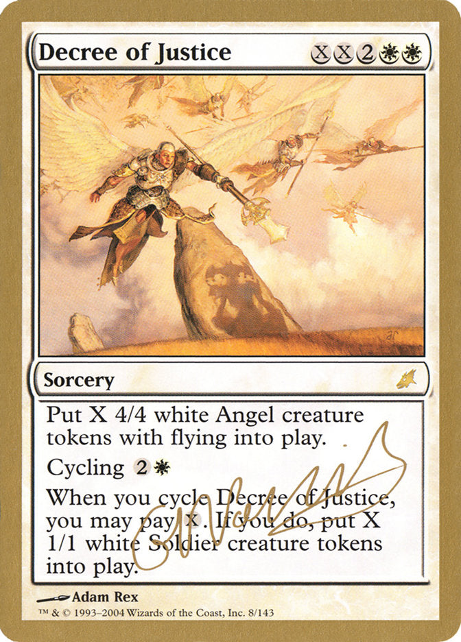 Decree of Justice (Gabriel Nassif) [World Championship Decks 2004] | The CG Realm