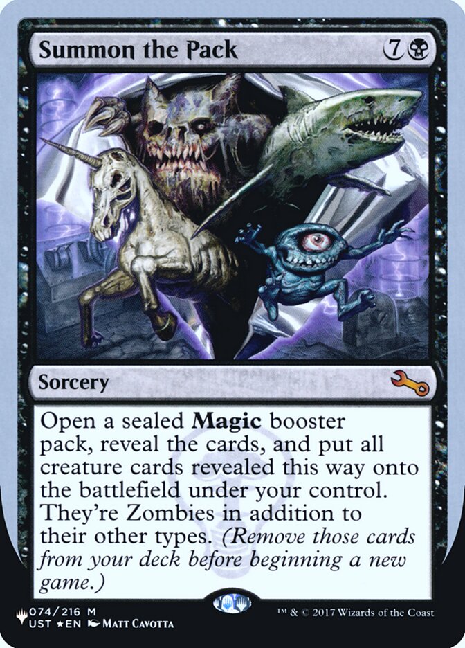 Summon the Pack (Unfinity Foil Edition) [The List] | The CG Realm