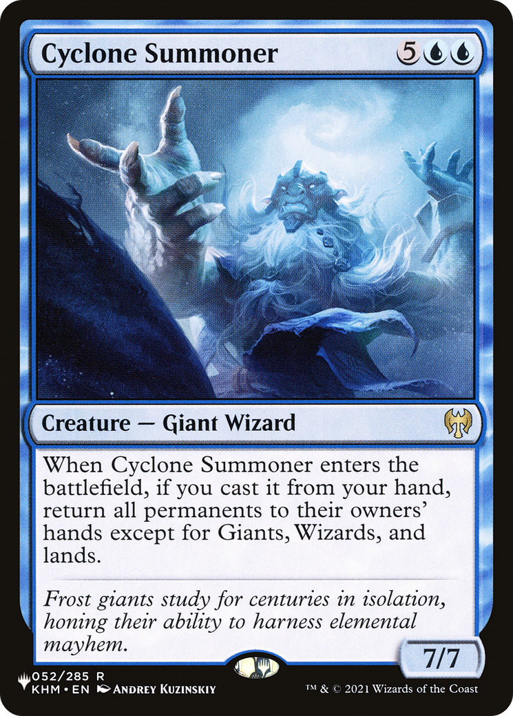Cyclone Summoner [The List] | The CG Realm