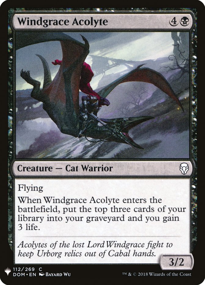 Windgrace Acolyte [Mystery Booster] | The CG Realm