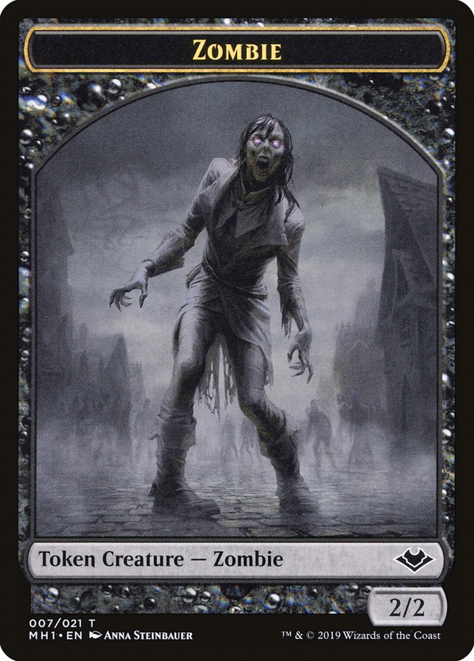 Angel // Zombie Double-Sided Token (MH1-2 // 7) - Modern Horizons