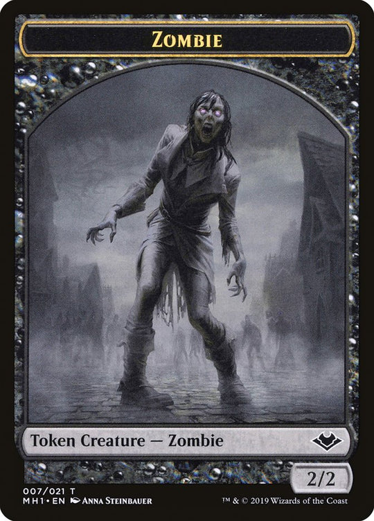 Angel // Zombie Double-Sided Token (MH1-2 // 7) - Modern Horizons