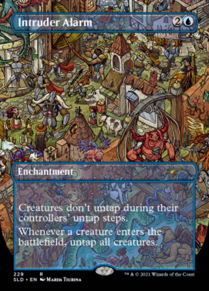 Intruder Alarm (Borderless) [Secret Lair Drop Series] | The CG Realm