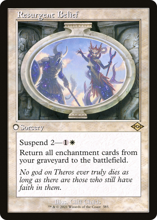 Resurgent Belief (Retro Frame) (MH2-385) - Modern Horizons 2