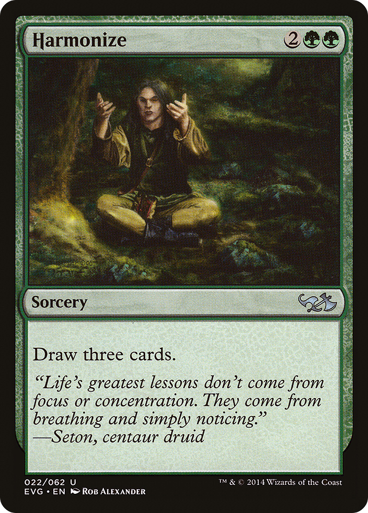 Harmonize (Goblins vs Elves) (DD3-) - Duel Decks Anthology: Elves vs. Goblins