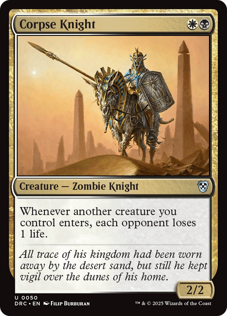 Corpse Knight [Aetherdrift Commander] | The CG Realm