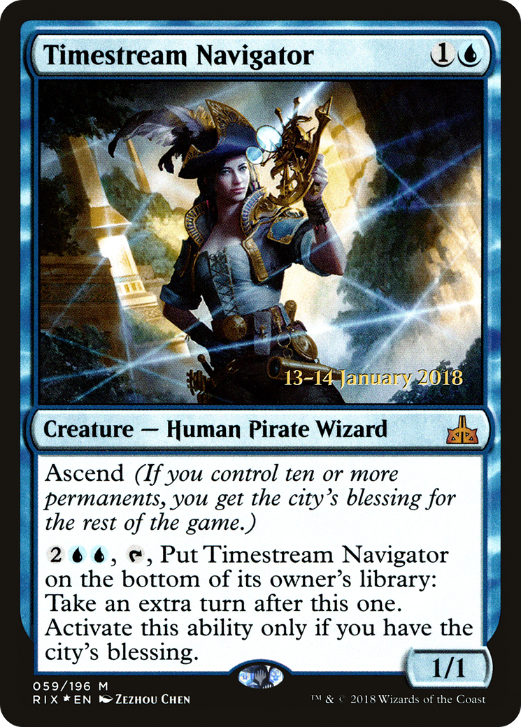 Timestream Navigator (PRE-059) - Rivals of Ixalan Promos Foil