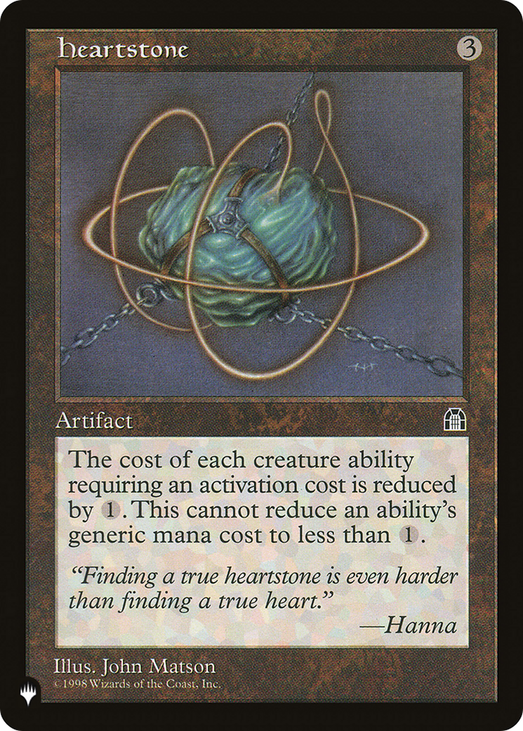 Heartstone [The List] | The CG Realm