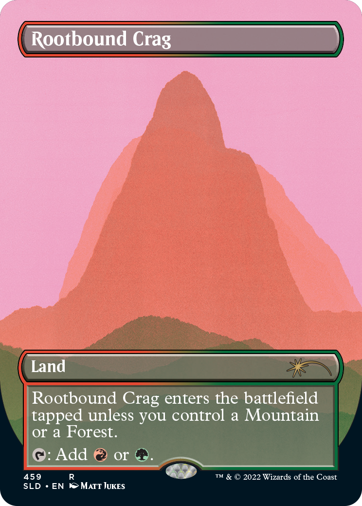 Rootbound Crag (Borderless) [Secret Lair Drop Series] | The CG Realm