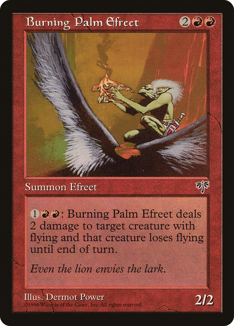 Burning Palm Efreet (MIR-) - Mirage