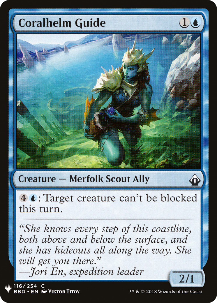 Coralhelm Guide (LIST-BBD-116) - The List