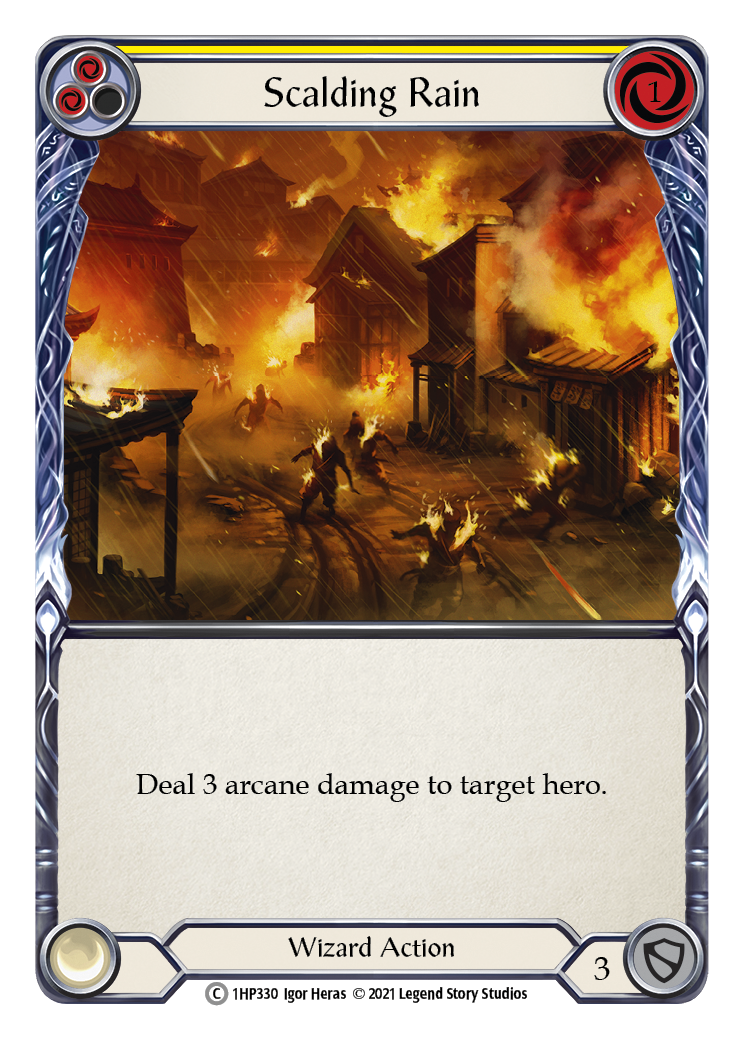 Scalding Rain (Yellow) [1HP330] (History Pack 1) | The CG Realm