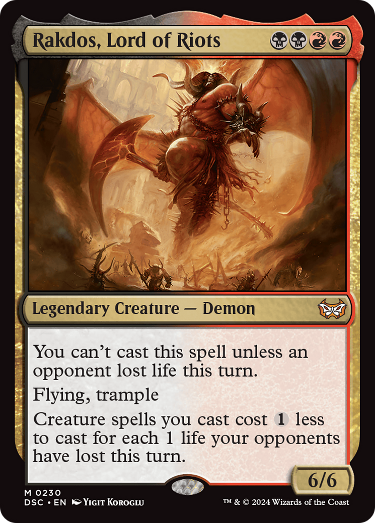 Rakdos, Lord of Riots [Duskmourn: House of Horror Commander] | The CG Realm