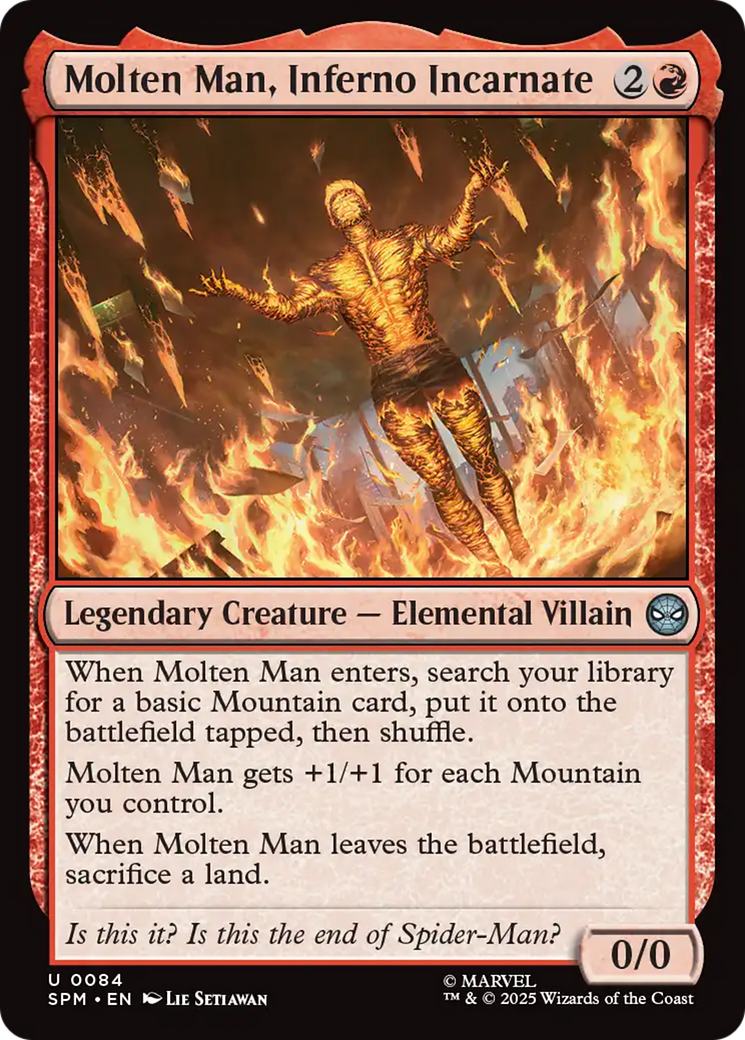 Molten Man, Inferno Incarnate [Marvel's Spider-Man] | The CG Realm