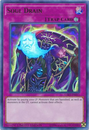 Soul Drain [LART-EN011] Ultra Rare | The CG Realm