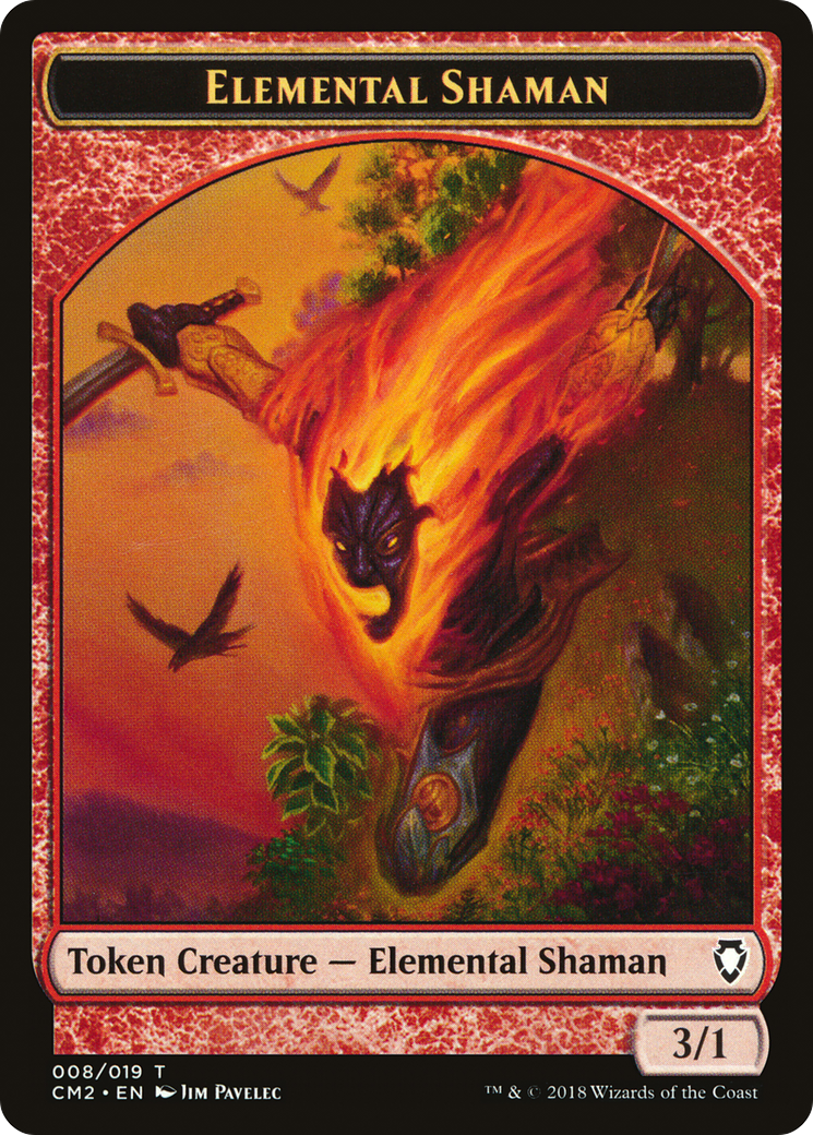Elemental Shaman Token (CM2-008) - Commander Anthology Volume II Tokens