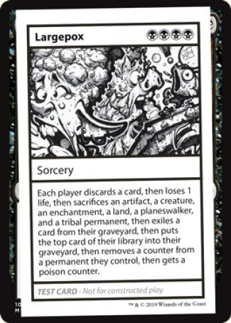 Largepox (2021 Edition) [Mystery Booster Playtest Cards] | The CG Realm