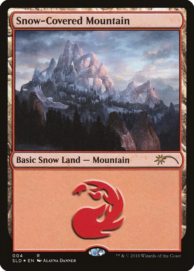Snow-Covered Mountain (004) [Secret Lair Drop Series] | The CG Realm