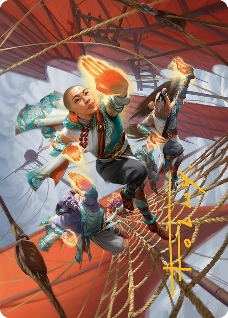 Aligned Heart Art Card (52/54) [Tarkir: Dragonstorm Art Series] | The CG Realm