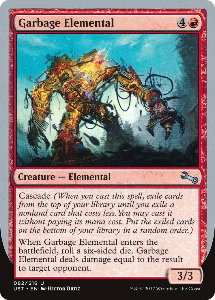 Garbage Elemental (D) (UST-082) - Unstable