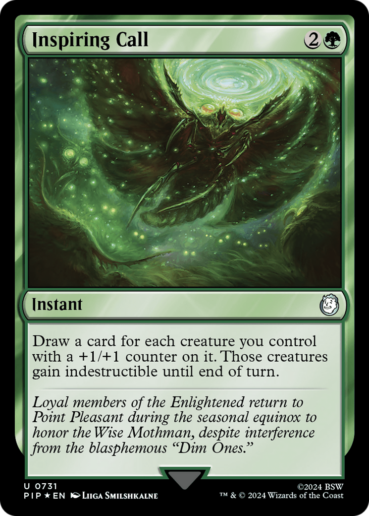 Inspiring Call (Surge Foil) [Fallout] | The CG Realm