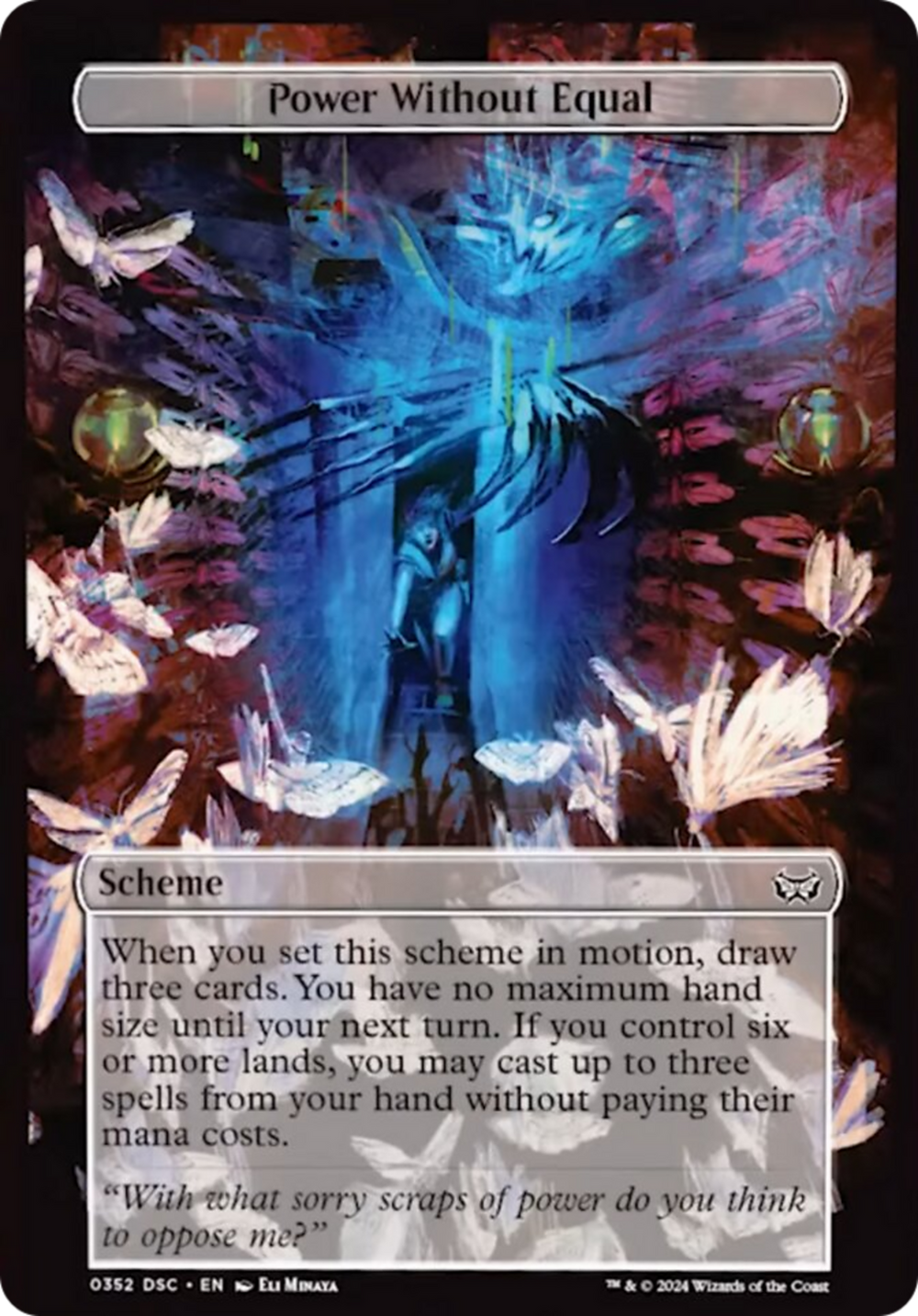 Power Without Equal (Full Art) (A:DSC-352) - Duskmourn: House of Horror Commander