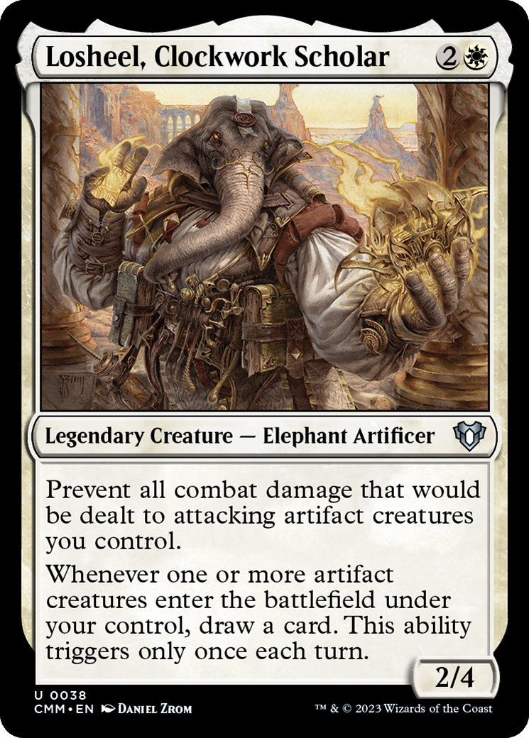 Losheel, Clockwork Scholar [Commander Masters] | The CG Realm