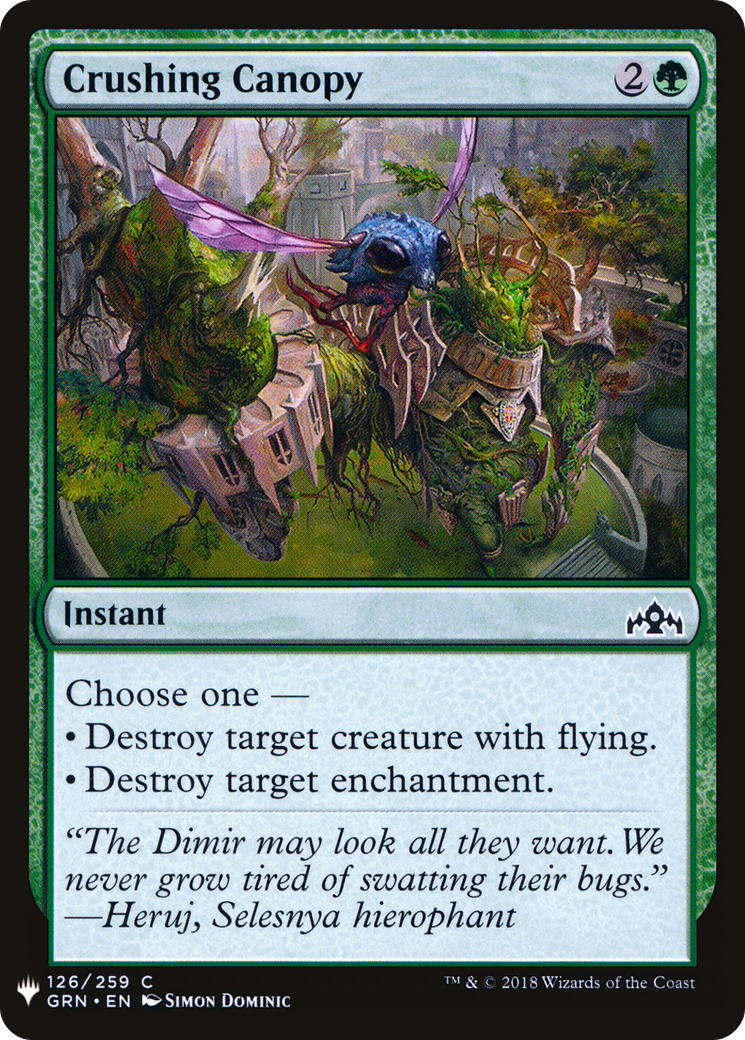 Crushing Canopy (LIST-GRN-126) - The List