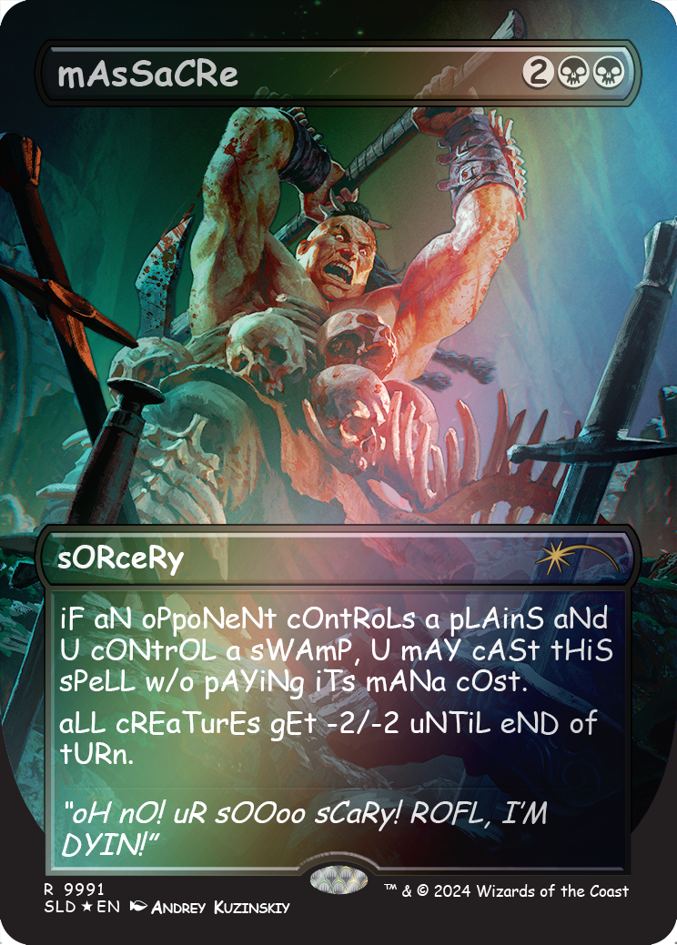 mAsSaCRe (Rainbow Foil) [Secret Lair Drop Series] | The CG Realm
