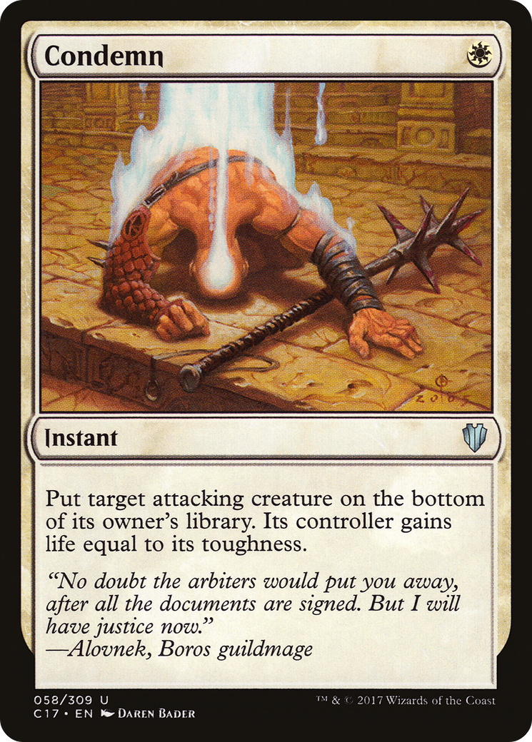 Condemn (C17-058) - Commander 2017