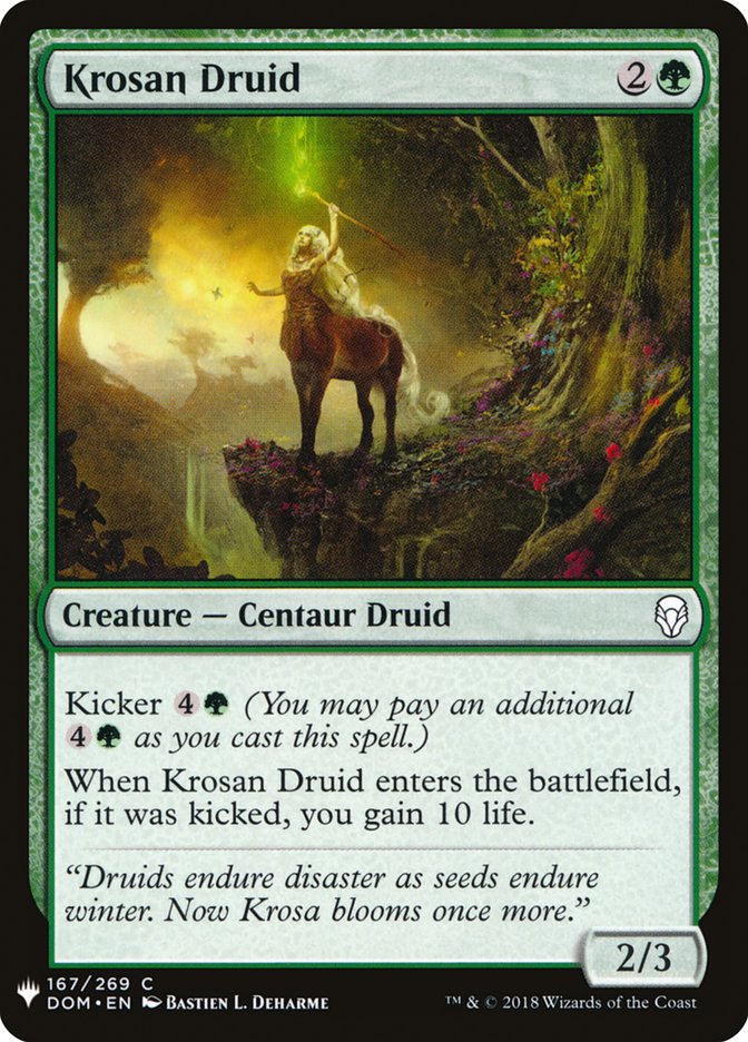 Krosan Druid [Mystery Booster] | The CG Realm