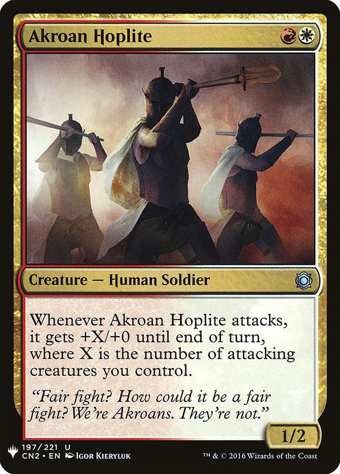 Akroan Hoplite [Mystery Booster] | The CG Realm
