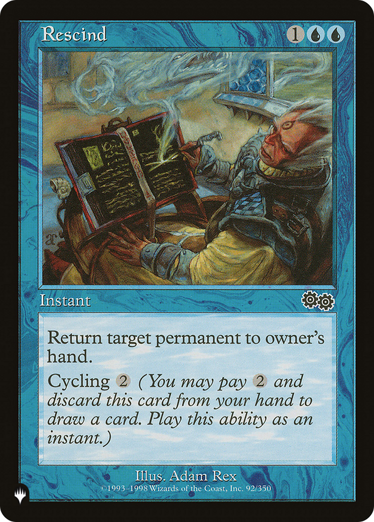 Rescind [The List] | The CG Realm