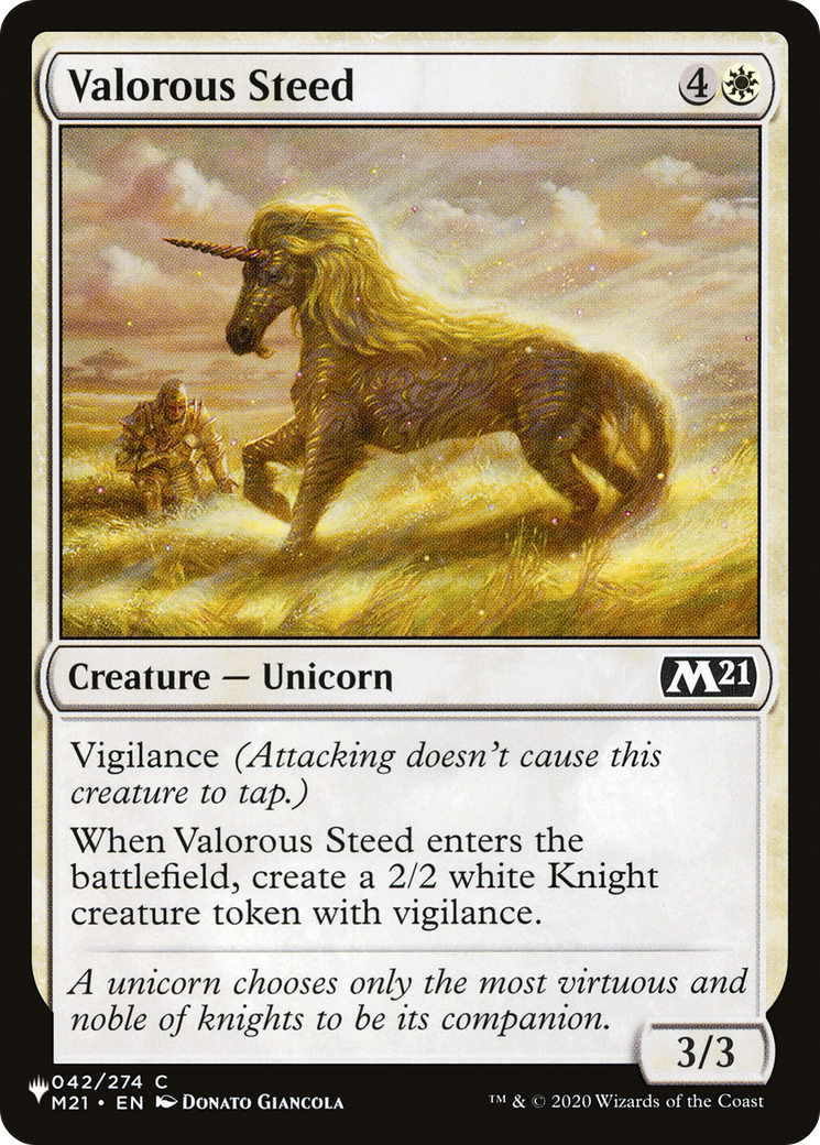 Valorous Steed [The List] | The CG Realm