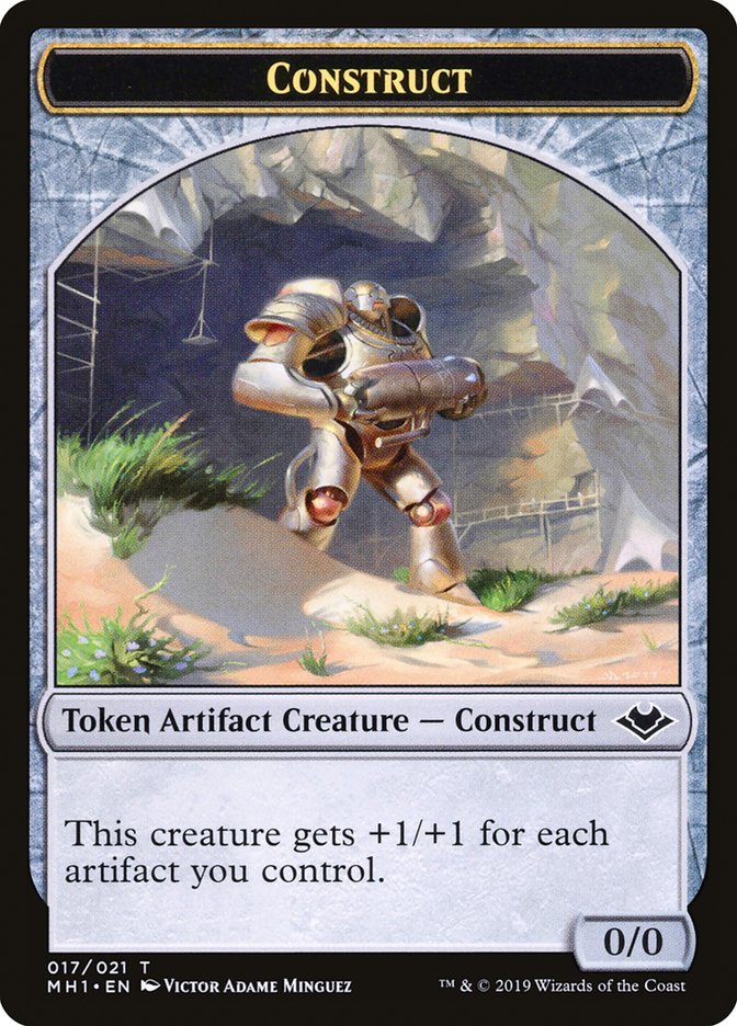 Soldier // Construct Double-Sided Token (MH1-4 // 17) - Modern Horizons