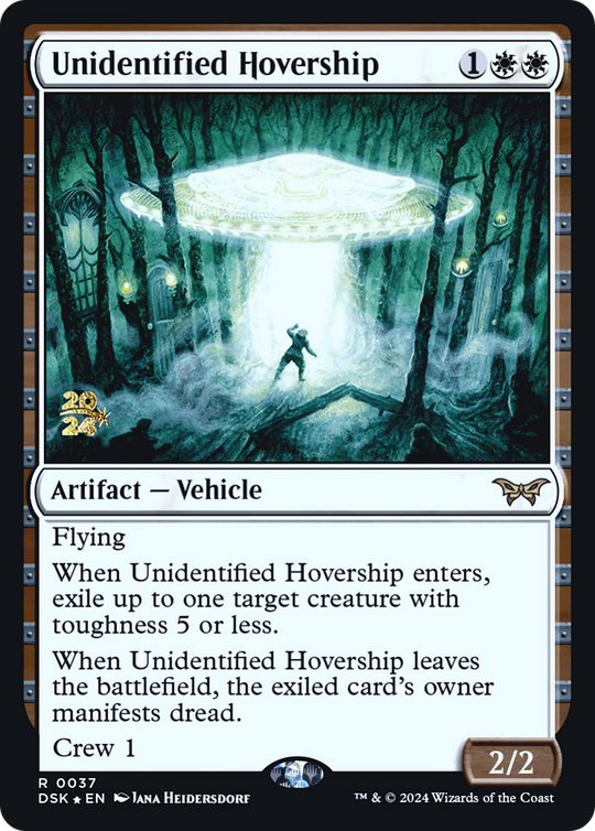 Unidentified Hovership (PRE-037) - Duskmourn: House of Horror Promos Foil