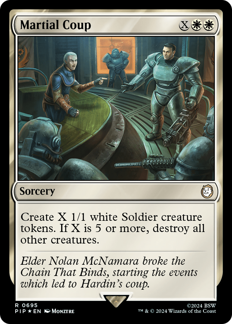 Martial Coup (Surge Foil) [Fallout] | The CG Realm